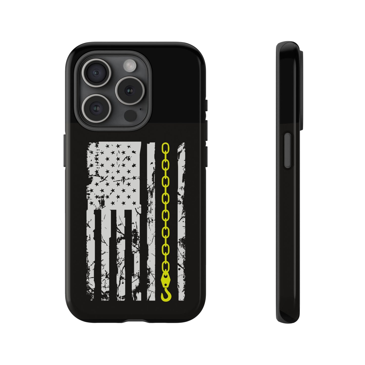 Thin Yellow Line iPhone Case