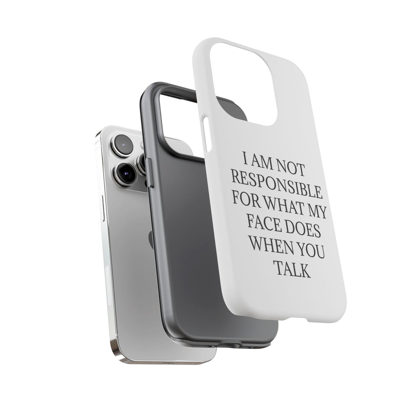 When You Talk iPhone Case