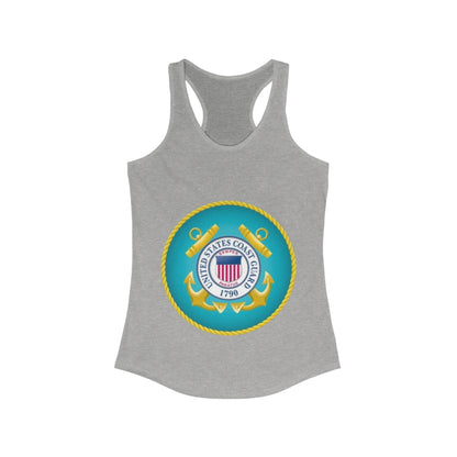 US Coast Guard Women's Racerback Tank