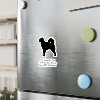 Matter Of Fact Malamute Vinyl Decal