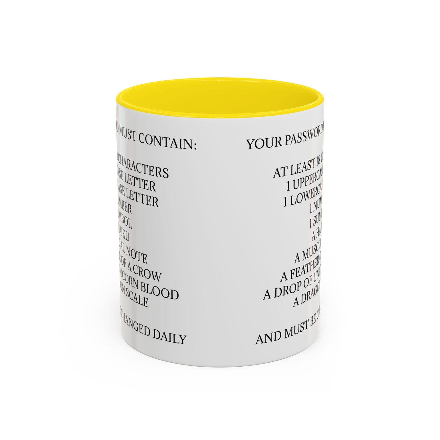 Password 2-Tone Coffee Mug