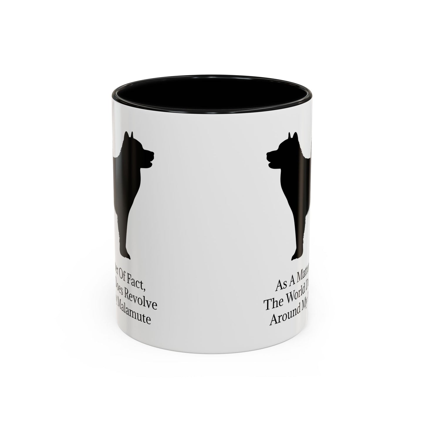 Matter Of Fact Malamute 2-Tone Coffee Mug