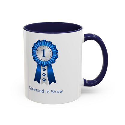 Stressed In Show 2-Tone Coffee Mug