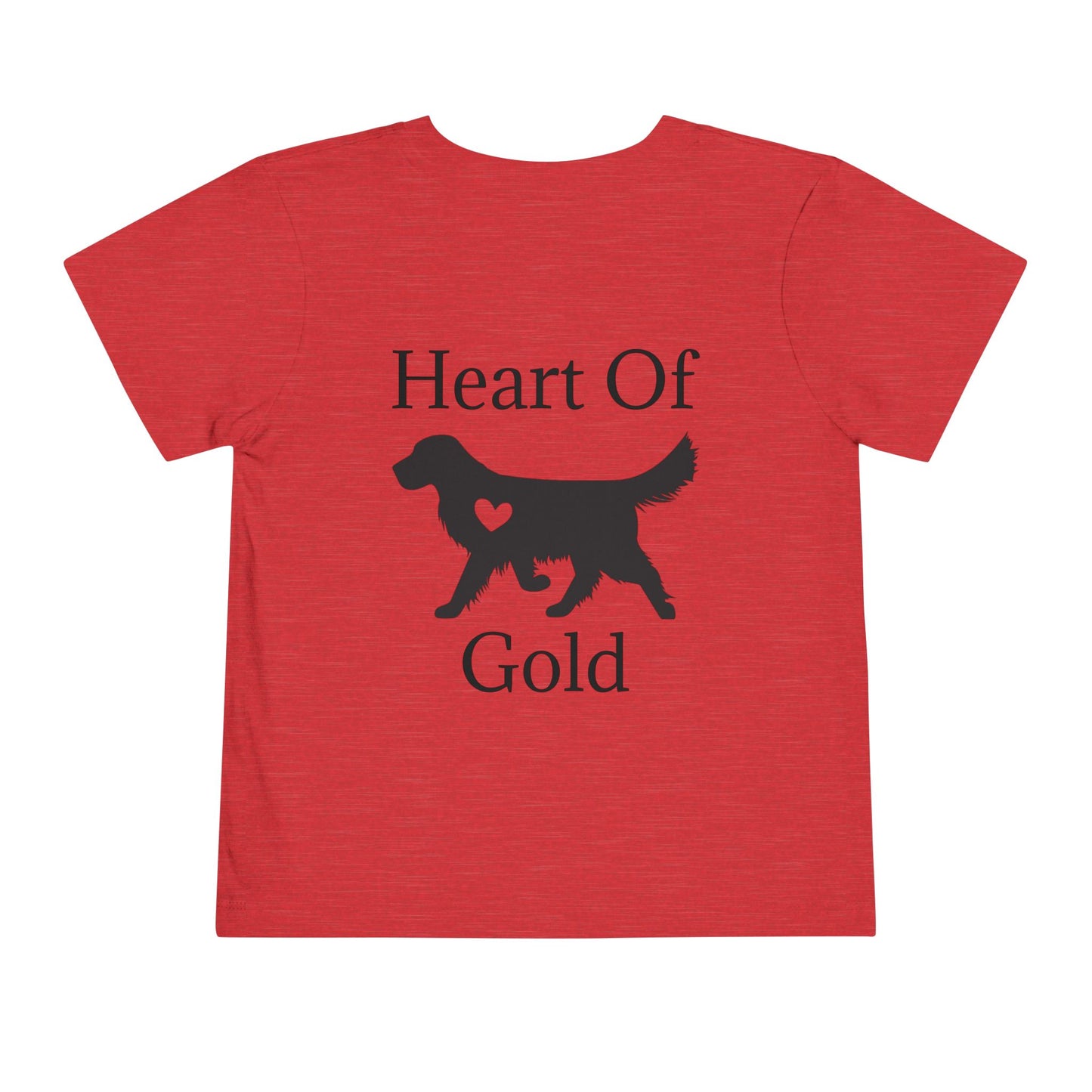 Heart Of Gold Toddler Unisex Short Sleeve Crewneck Tee