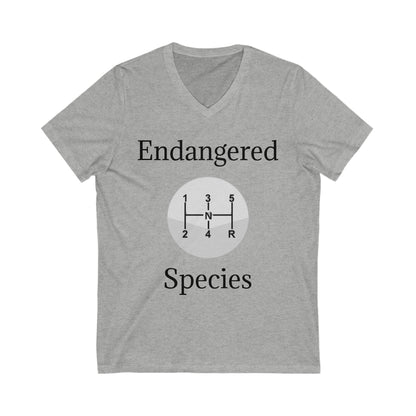 Endangered Species Unisex Short Sleeve V-Neck Tee