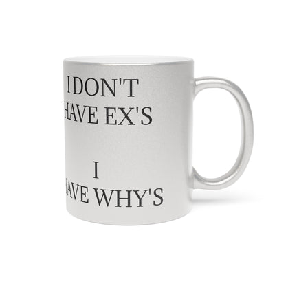 X's And Y's Metallic Coffee Mug