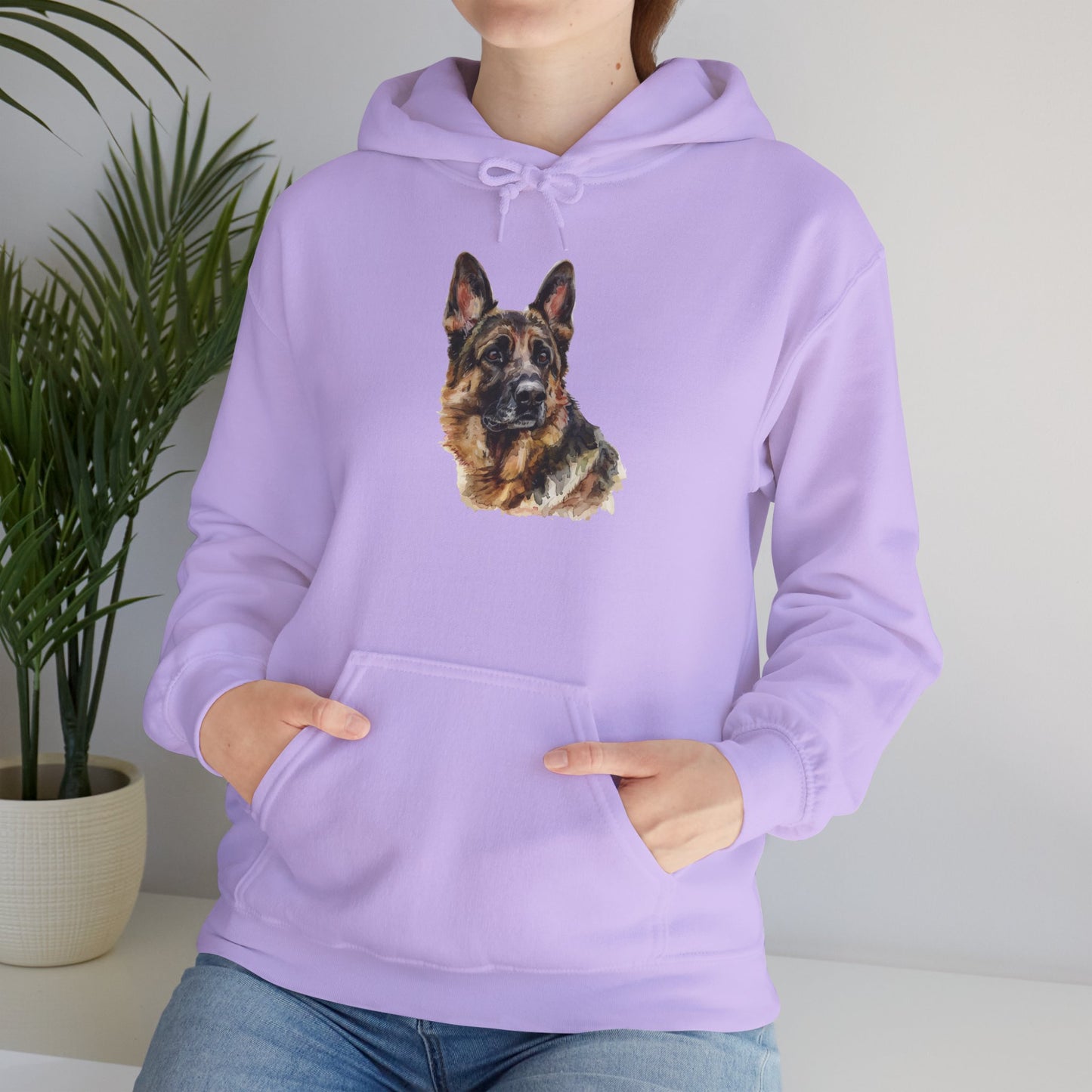 German Shepherd Head Unisex Hoodie