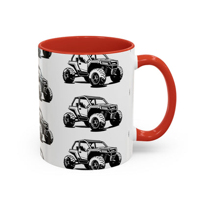 Off The Beaten Path Side By Side 2-Tone Coffee Mug
