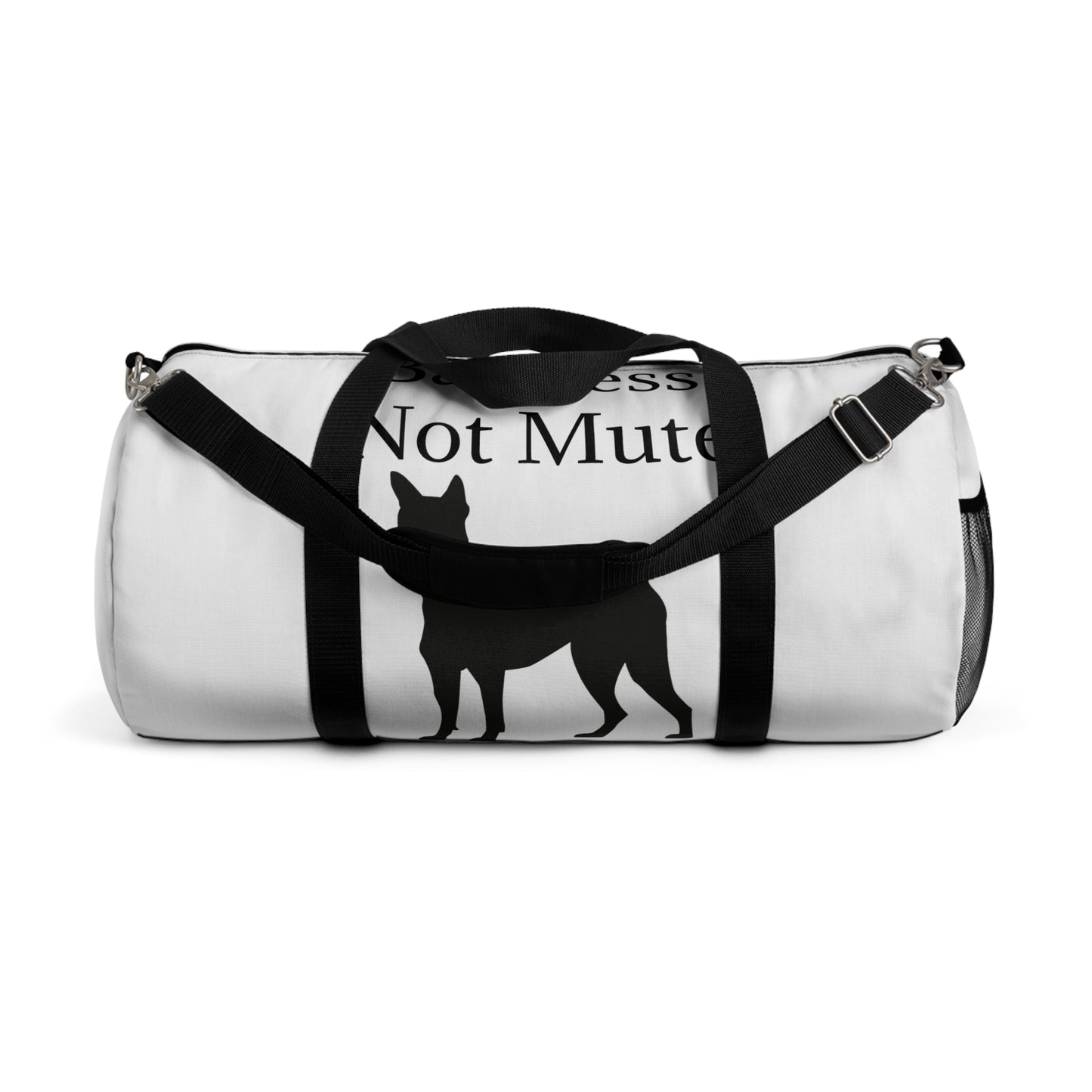 Barkless Not Mute Duffel Bag