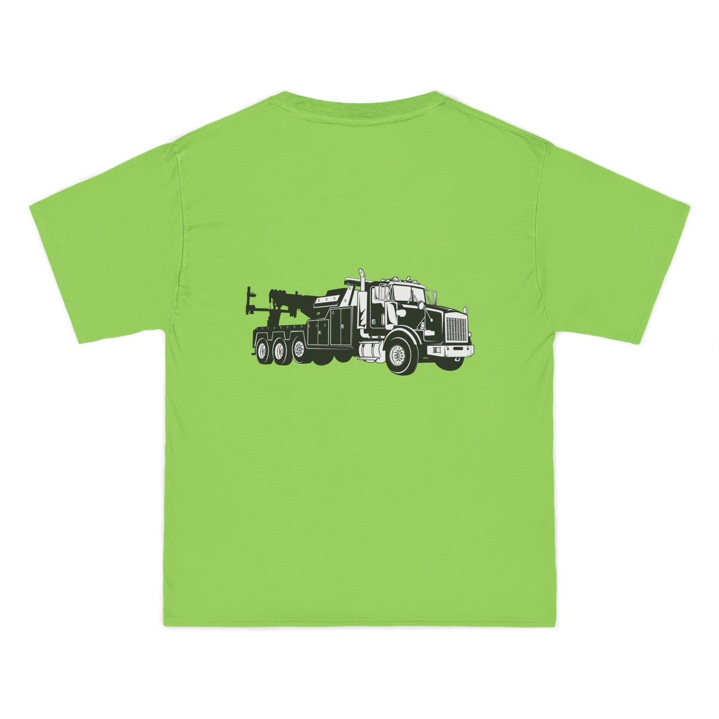 Heavy Tow Truck Men's Short-Sleeve Crewneck Tee
