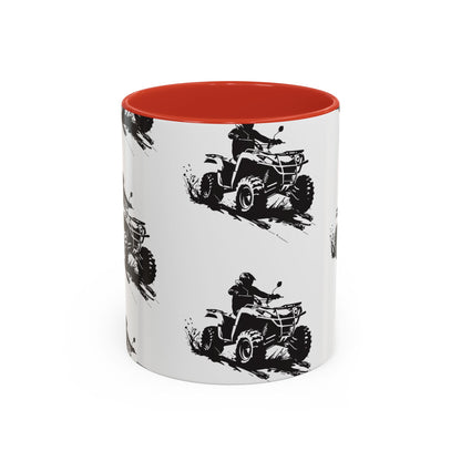 Slingin' Mud Quad 2-Tone Coffee Mug