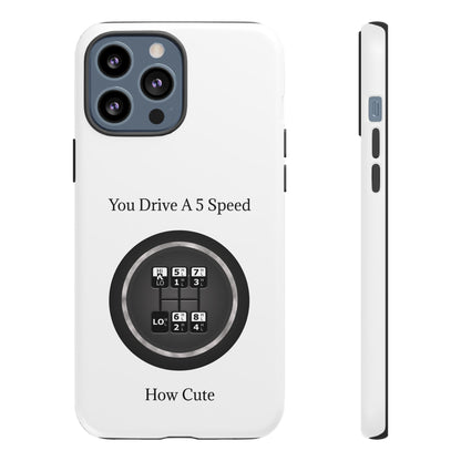 5 Speed How Cute iPhone Case
