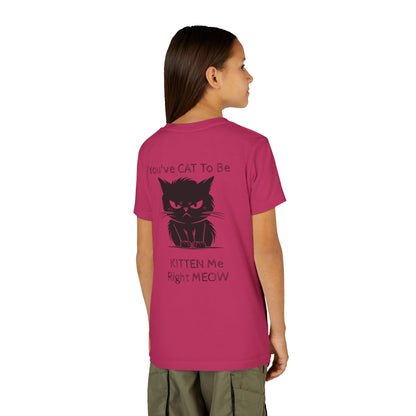 Kitten Me Youth Unisex Short Sleeve Crewneck Tee