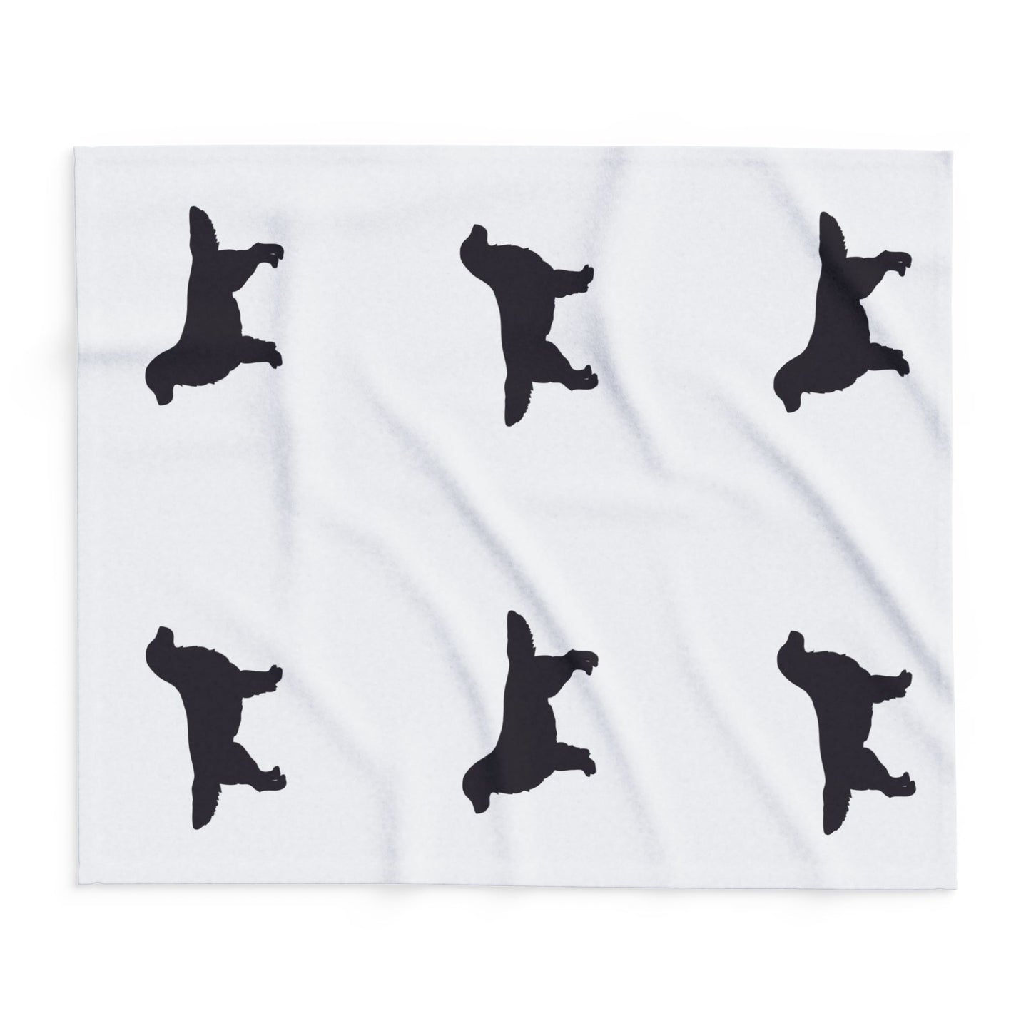 Golden Silhouette Arctic Fleece Blanket