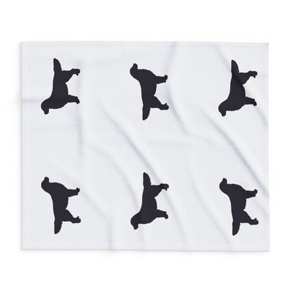 Golden Silhouette Arctic Fleece Blanket