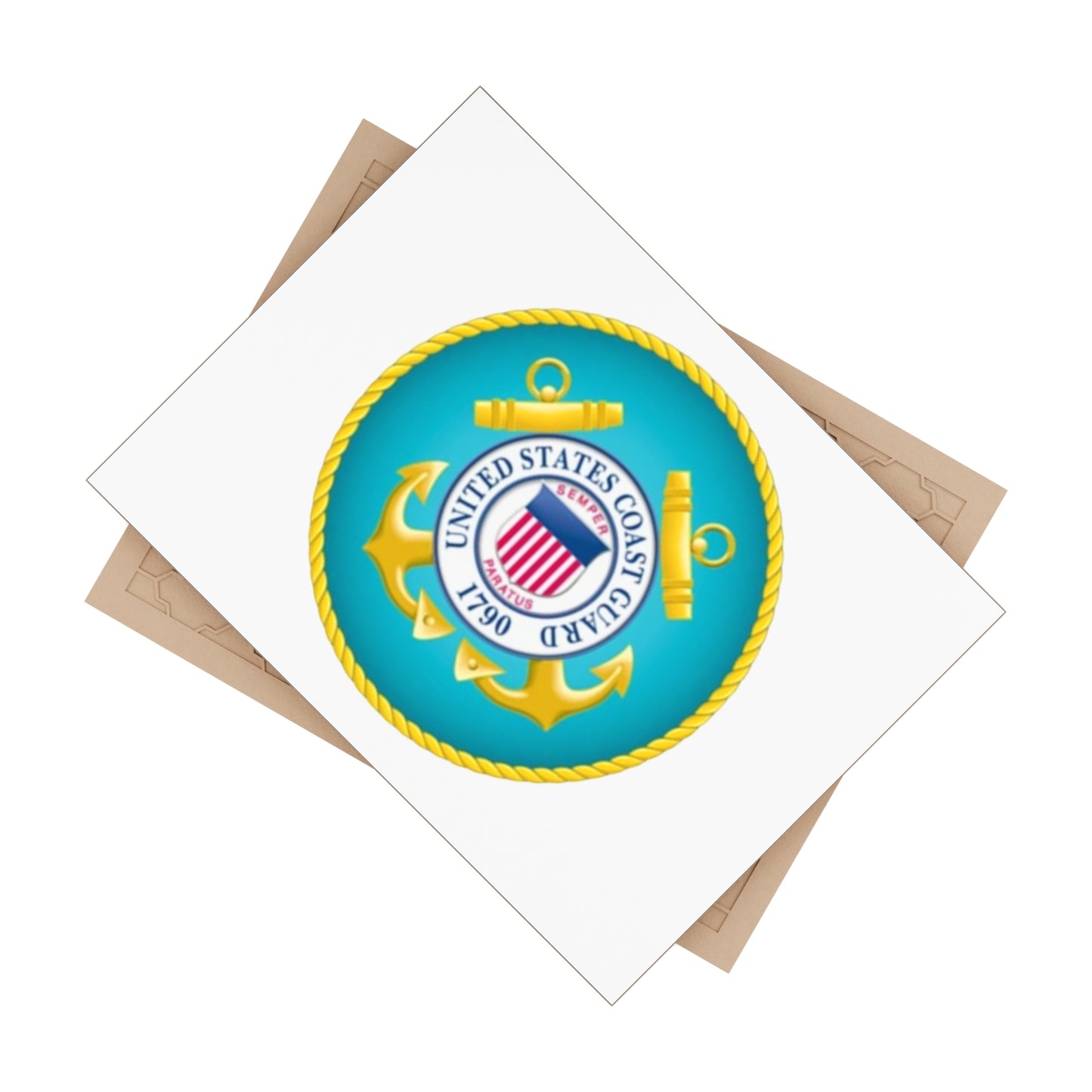 US Coast Guard Ceramic Photo Tile