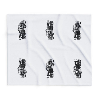 Heavy Tow Truck Arctic Fleece Blanket