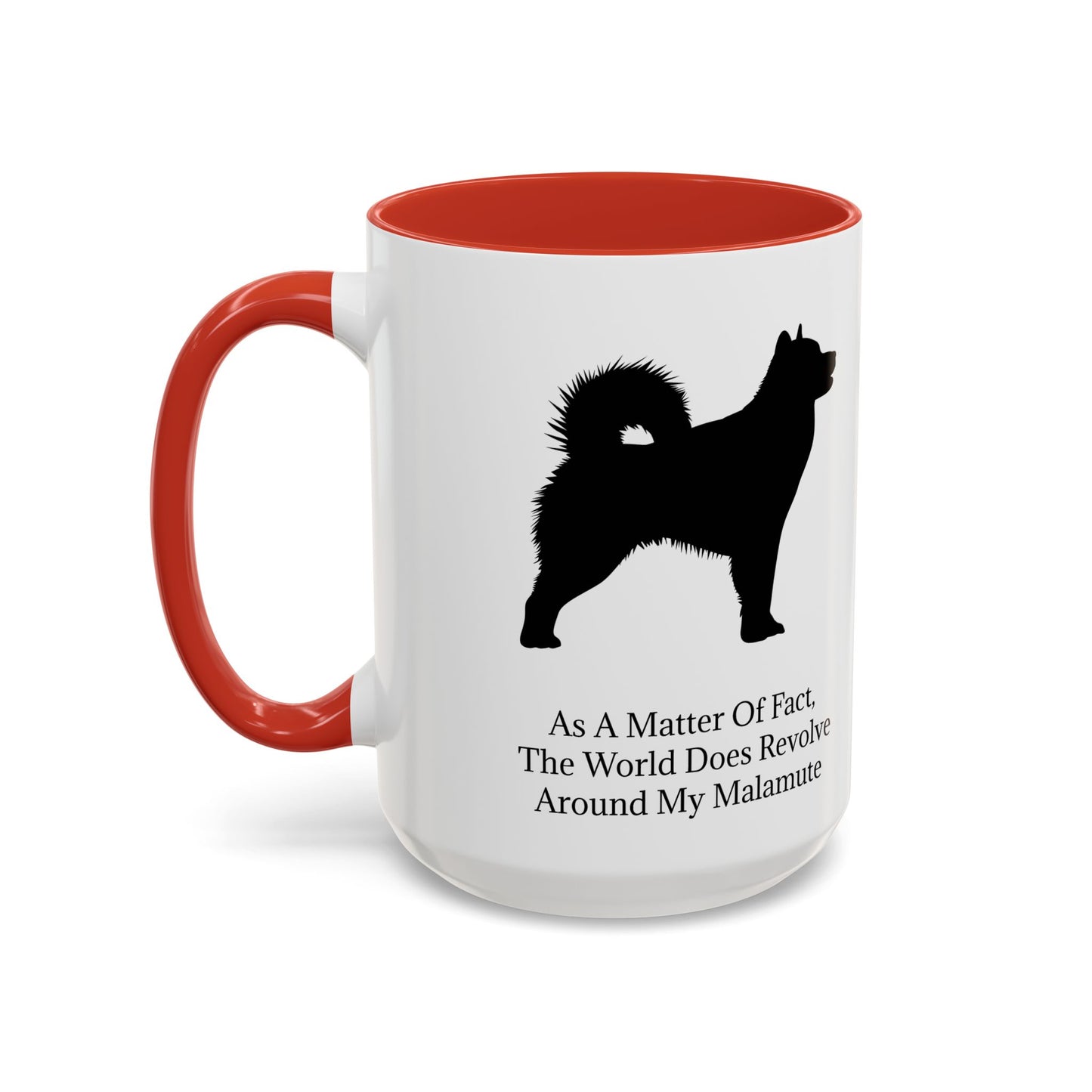 Matter Of Fact Malamute 2-Tone Coffee Mug