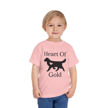 Heart Of Gold Toddler Unisex Short Sleeve Crewneck Tee