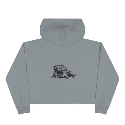 Slingin' Mud Side By Side Women's Crop Hoodie