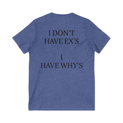 X's And Y's Unisex Short Sleeve V-Neck Tee