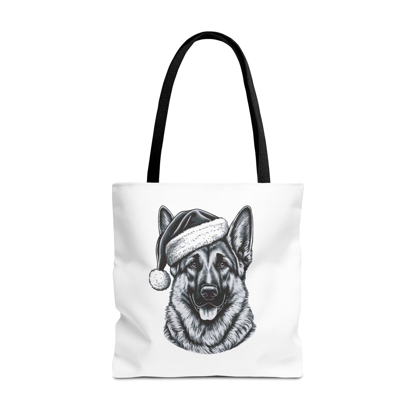Santa Paws German Shepherd Tote Bag