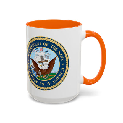 US Navy 2-Tone Coffee Mug