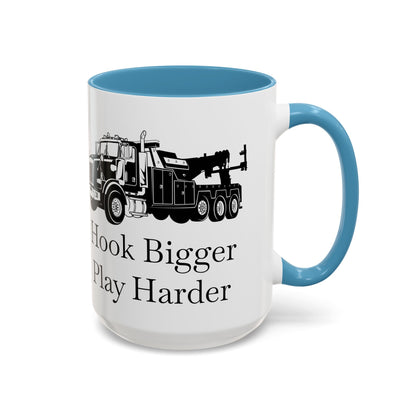 Hook Bigger 2-Tone Coffee Mug