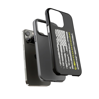 Thin Yellow Line iPhone Case