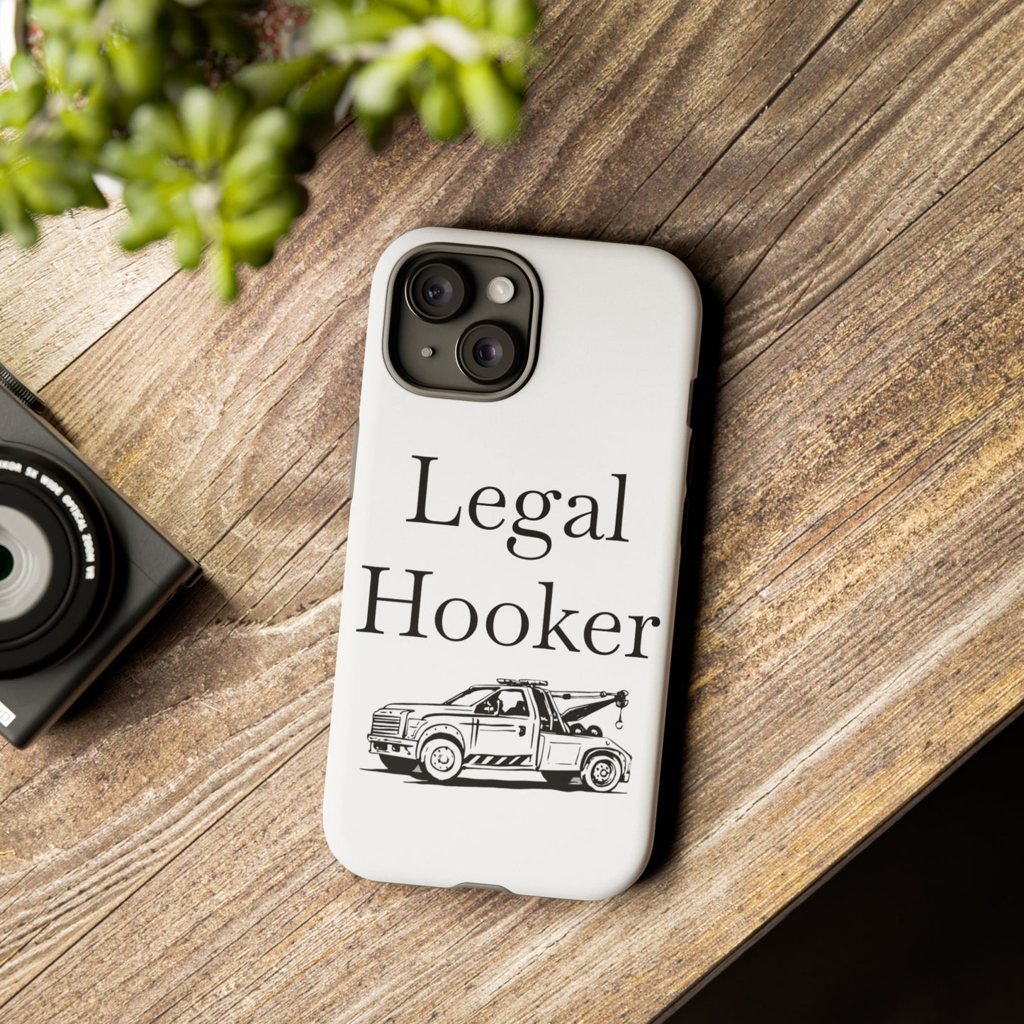 Legal H**ker Wheel Lift Tow Truck iPhone Case