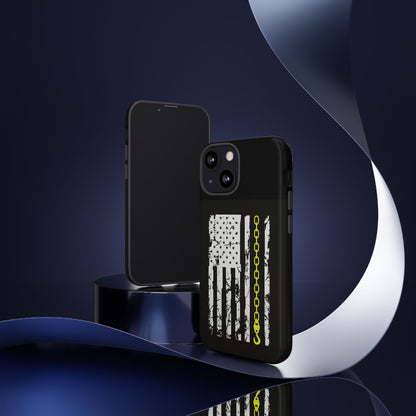 Thin Yellow Line iPhone Case