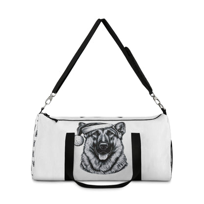 Santa Paws German Shepherd Duffel Bag