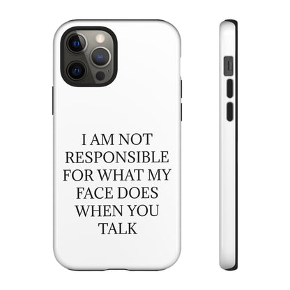 When You Talk iPhone Case