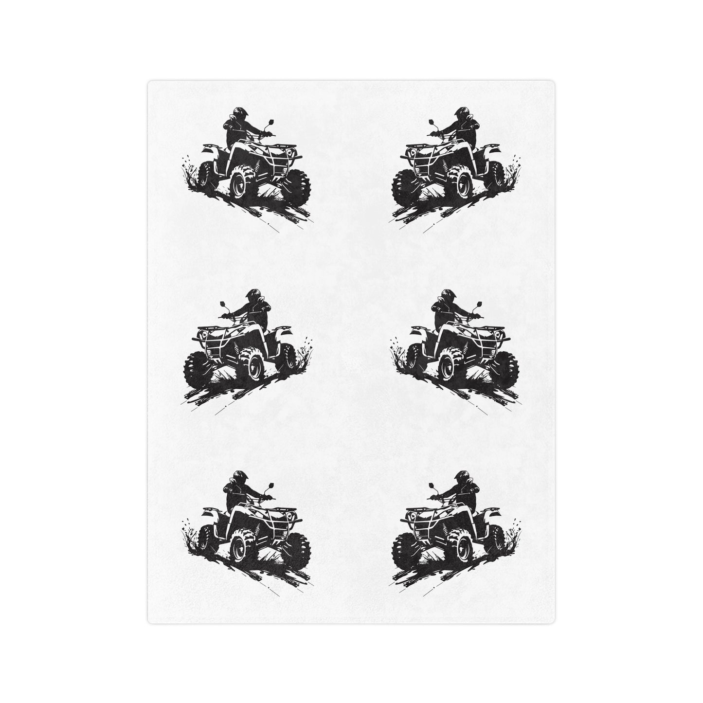Slingin' Mud Quad Velveteen Microfiber Blanket