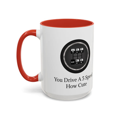 5 Speed How Cute 2-Tone Coffee Mug