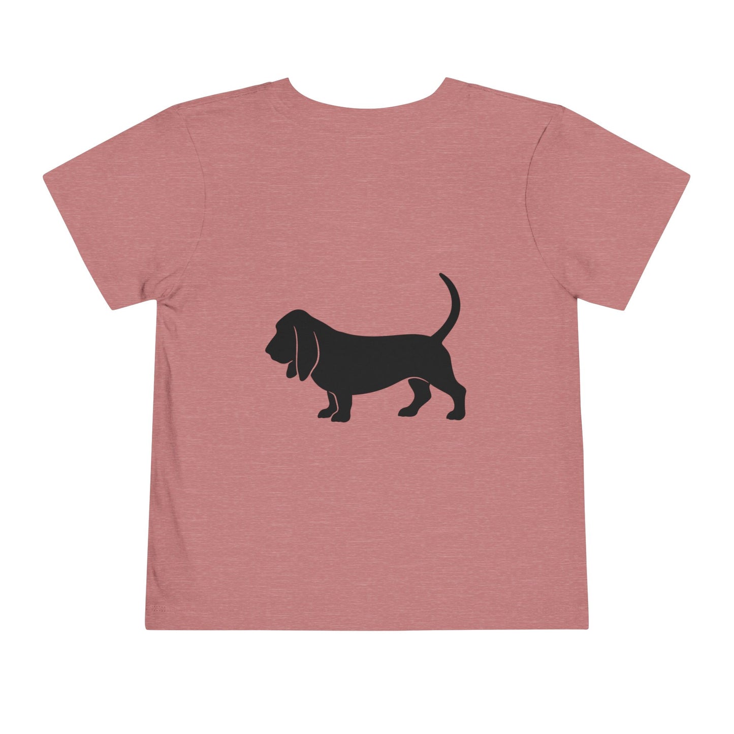 Basset Hound Toddler Unisex Short Sleeve Crewneck Tee