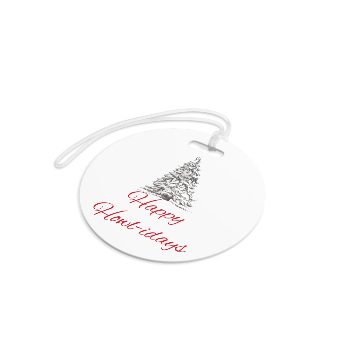 Happy Howl-idays Luggage Tag