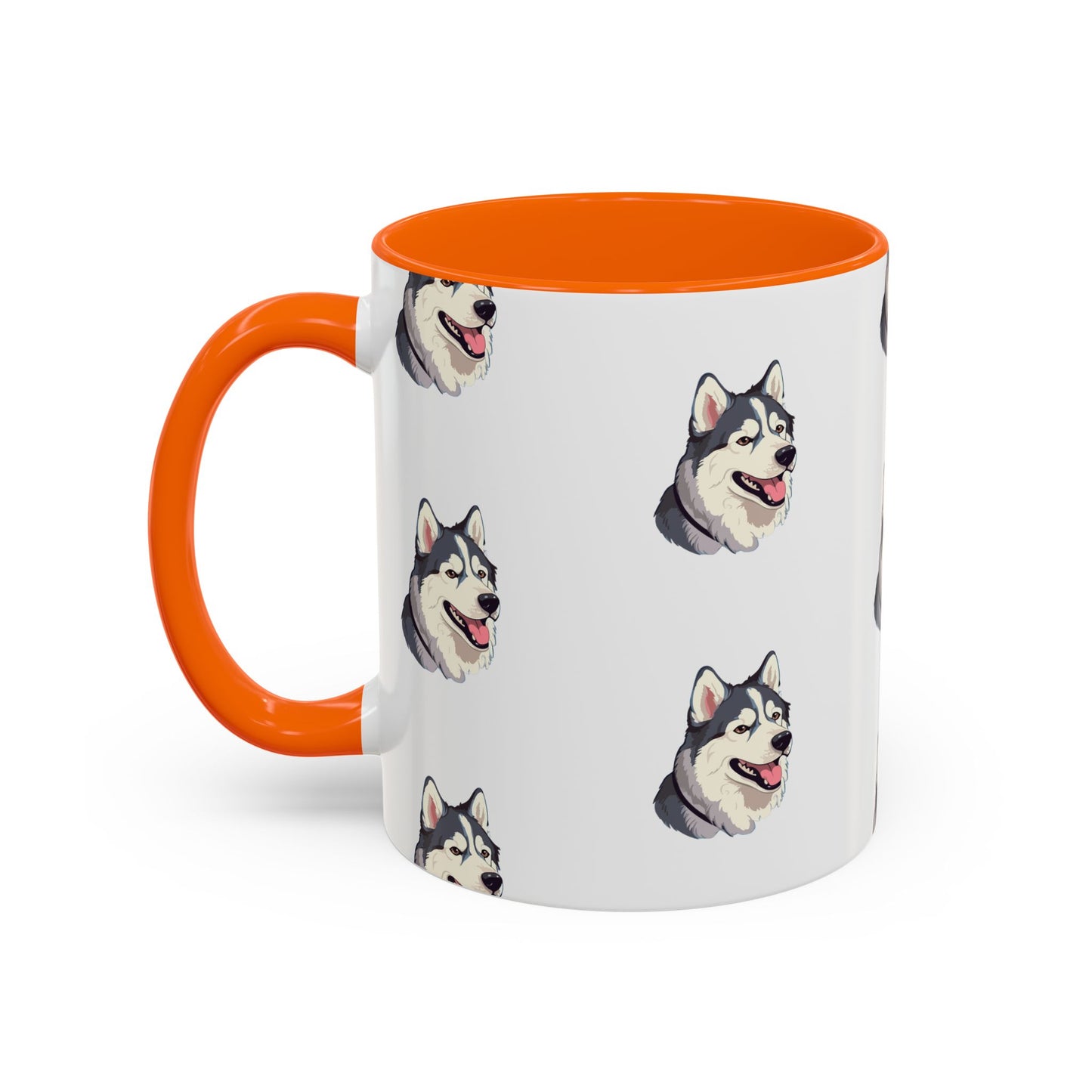 Malamute Head 2-Tone Coffee Mug