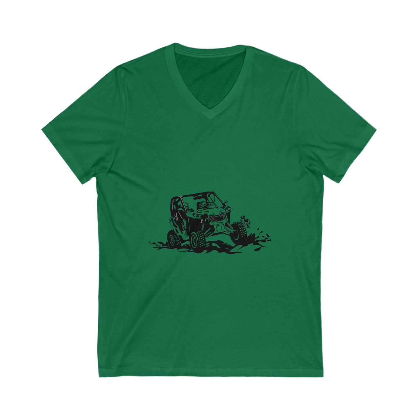 Slingin' Mud Side By Side Unisex Short Sleeve V-Neck Tee