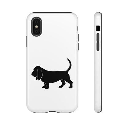 Basset Hound Silhouette iPhone Case
