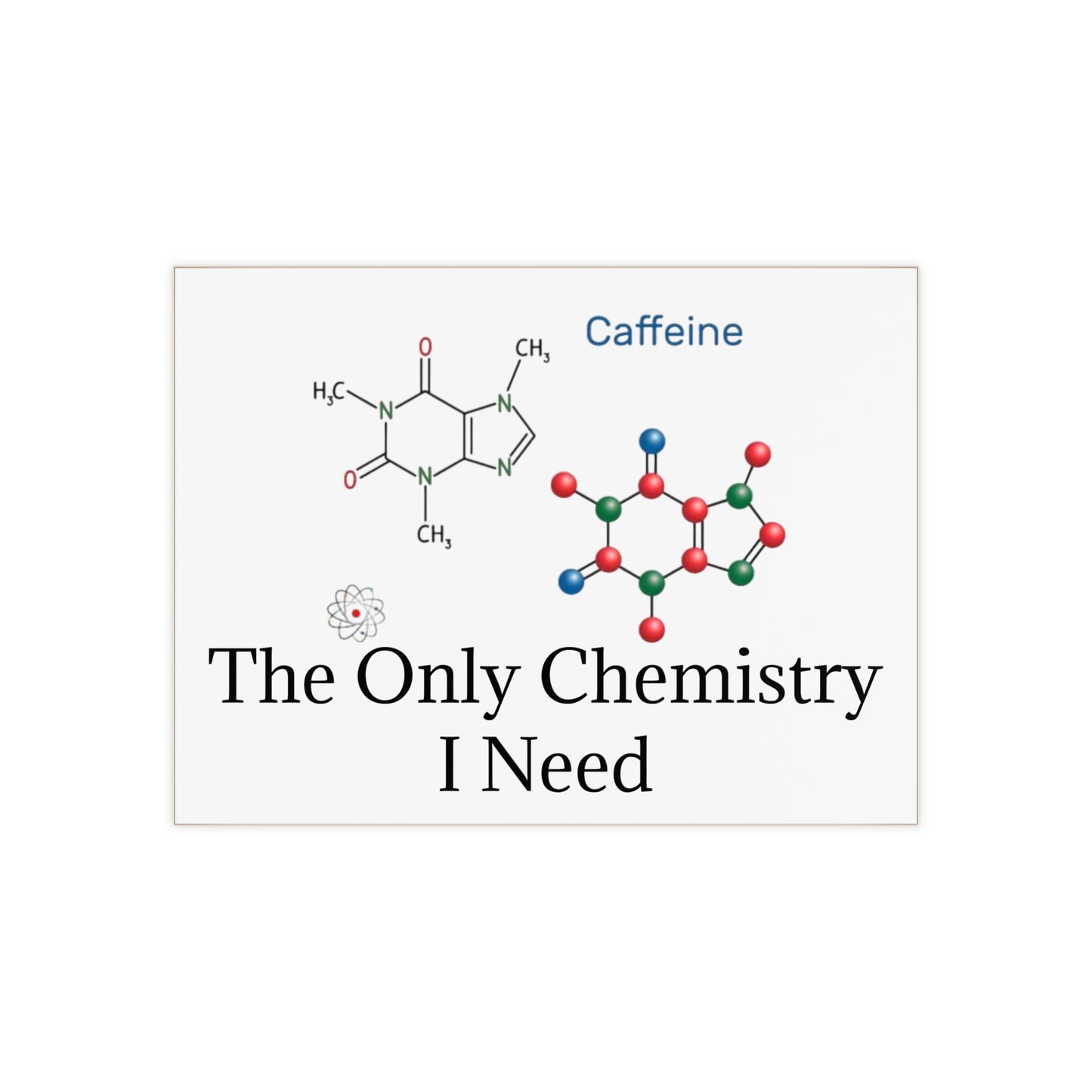 Chemistry Lesson Ceramic Photo Tile