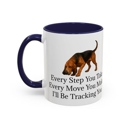 Tracking You 2-Tone Coffee Mug