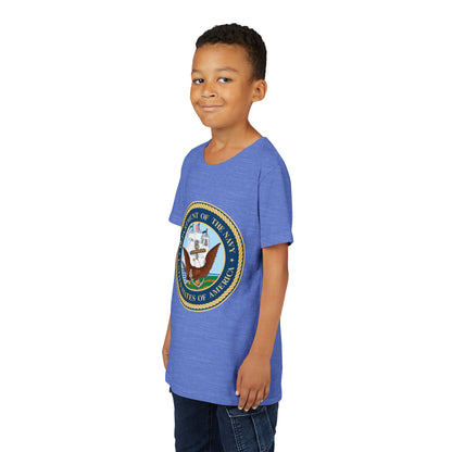 US Navy Youth Unisex Short Sleeve Crewneck Tee