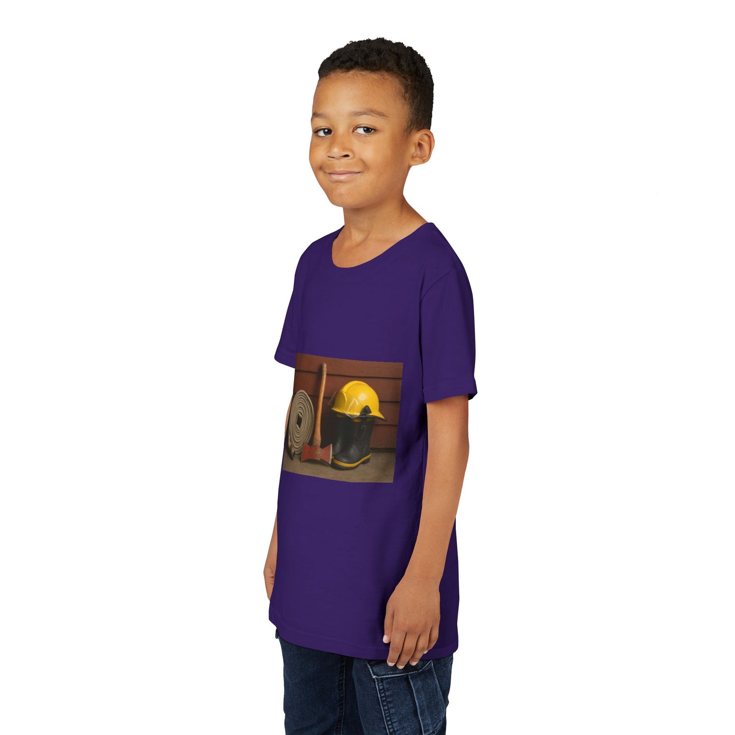Fire/Rescue Appreciation Youth Unisex Short Sleeve Crewneck Tee