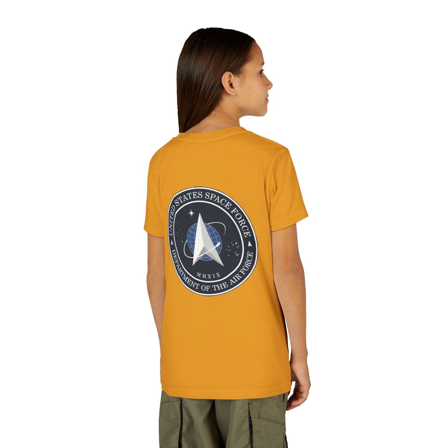 US Space Force Youth Unisex Short Sleeve Crewneck Tee