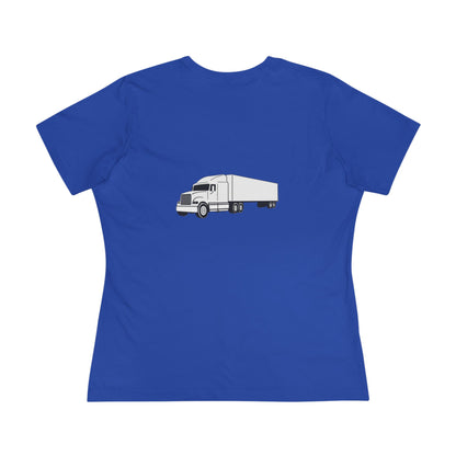Semi Truck Women's Short Sleeve Crewneck Tee