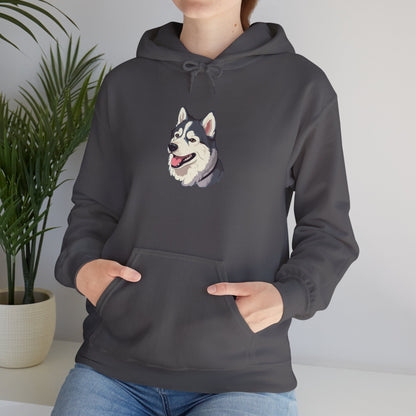 Malamute Head Unisex Hoodie