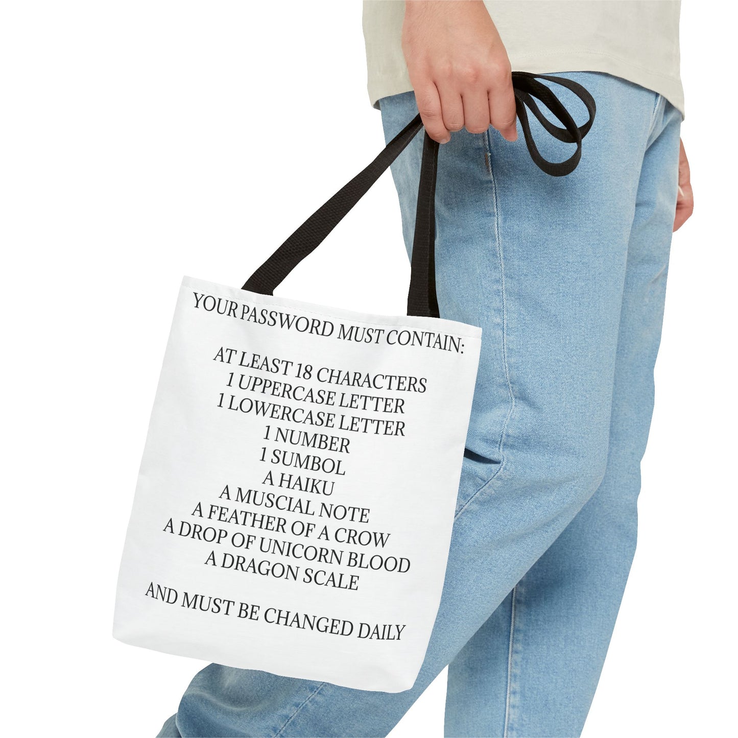 Password Tote Bag