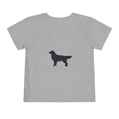 Golden Silhouette Toddler Unisex Short Sleeve Crewneck Tee