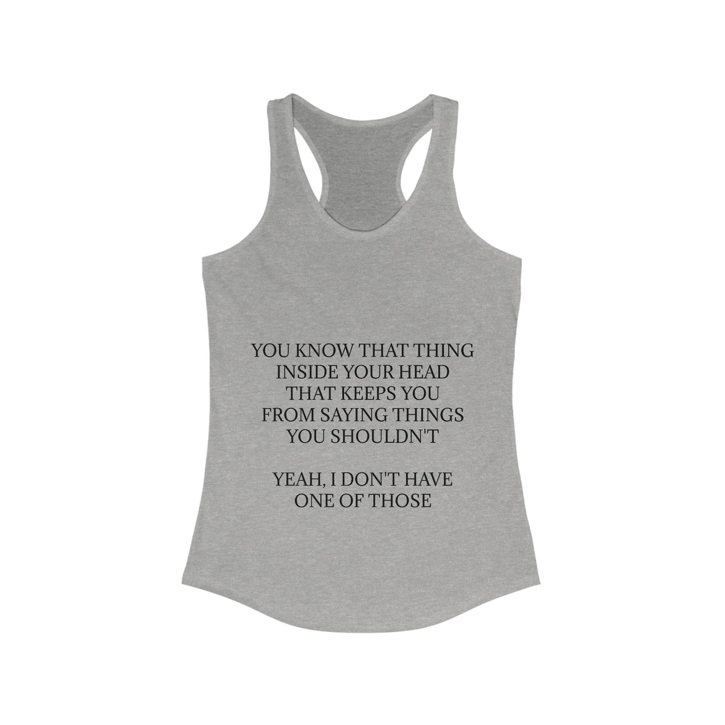 No Filter Women's Racerback Tank